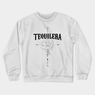 Tequilera - Flower design Crewneck Sweatshirt